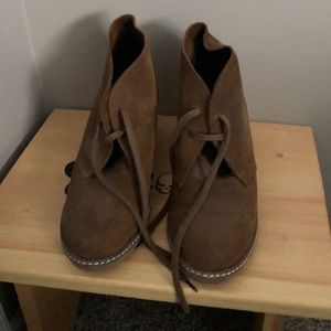 J Crew Suede Macalister Wedge Boot